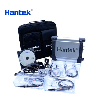 Hantek DSO3254A Osciloscopios USB de 4 CANALES 250Mhz 1GSa/s PC de Almacenamiento generador de Señal de 16 Canales Analizador lógico Probador de forma de Onda