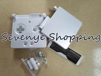 Completa la Vivienda Conchas para GBA SP Gameboy Advance SP Caso de la Consola de Color Blanco
