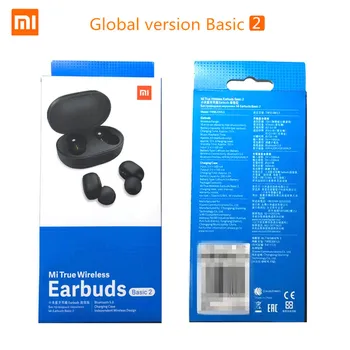 AirDots Nuevo Xiaomi Global de la Versión Básica 2 Deportes Bluetooth Auricular Original Mi ES Versión AirDots Inalámbrico Estéreo Bass Auriculares