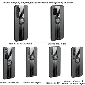 Anillo de dedo de la Titular Suave de TPU Caso de Tela para Xiaomi Redmi Nota 9 9 8 8 7 9A 9C K20 10 9T CC9 POCO X3 NFC F2 Ultra Pro Lite Caso
