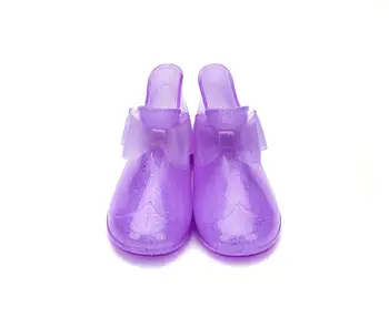 Los niños del Mini Melissa botas para la lluvia Muchacha de los Niños de Studen de la moda de la jalea zapatos de Brillo cómodo niña Grande lluvia de arranque de Lluvia Zapatos SH155