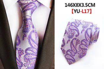 GUSLESON Nueva Floral Paisley corbata Para los Hombres 8cm Clásico tejido Jacquard de Seda de la Boda Lazos de Cuello de Negocios Corbatas Corbatas Hombre