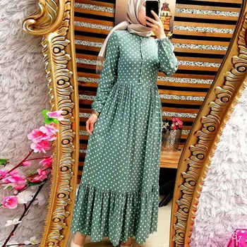 Musulmán Abaya Bloque De Punto Vestidos Turquía Islámica Árabe Hiyab Vestido Caftán Dubai Kaftan Marroquí Tesettur Elbise Túnica Musulmane