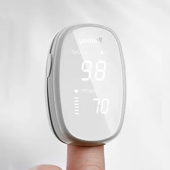 Original Yuwell YX102 Digital de la yema del Dedo Oxímetro de Pulso de la Pantalla LED de Cuidado De Salud de Alta Velocidad, Sensor de Apagado Automático