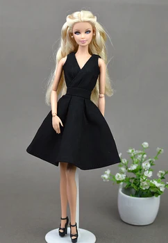 Muñeca de Vestidos Clásico Vestido de Noche Puramente Manual de Ropa para Muñecas Barbie Para 1/6 BJD de Regalo la Muñeca de la Muñeca Accesorios
