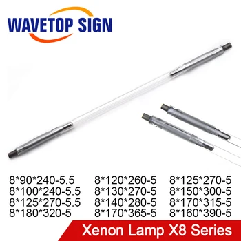 WaveTopSign Láser de la Lámpara de Xenón X8 Serie Corta Lámpara de Arco de Q-switch Nd Flash de Luz Pulsada Para YAG de Fibra de Soldadura de Corte