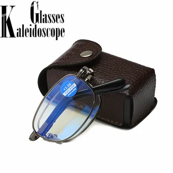 XojoX Plegable Gafas de Lectura de los Hombres Anti-luz azul Portátil Doblado Presbicia y las Mujeres de la Hipermetropía Espectáculos +1.5 2.0 2. 5 3.0 3.5