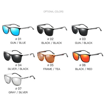 2020 Nuevas Gafas De Sol Polarizadas Para Los Hombres De Colores De La Lente De Aluminio Magnesio Primavera De La Pierna De Las Mujeres De La Moda De Las Gafas De Sol