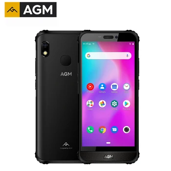 AGM A10 128 GB Robusto Teléfono Móvil Android™ 9 Frente colocó altavoz de 5.7