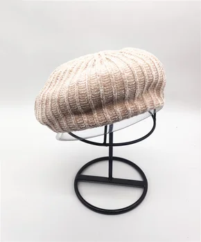 2020 Invierno nuevo gruesa caliente boina gorra de la Mujer casual de algodón de pana boina sombreros Elegantes niña artista de calabaza sombreros de Panamá gorros