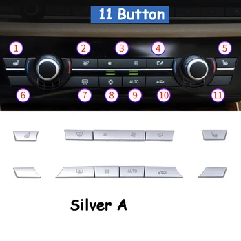 Auto del coche de Aire Condicional Botón teclas A/C Interruptor del Calentador Kit para BMW F07 5GT F10 F11 F06 F12 F13 F01 F02 Reparación de Accesorios