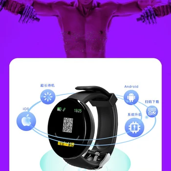 Nuevo Reloj Inteligente De Los Hombres De Las Mujeres De La Presión Arterial Monitor De Ritmo Cardíaco Impermeable De Bluetooth De La Ronda De Fitness Tracker Smartwatch Reloj Smart