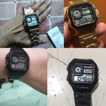 PANARS Deporte para Hombre de los Relojes Militares de Acero Electrónica Digital Reloj de Pulsera Impermeable de la Fecha de la Semana de la Pantalla de Alarma de Reloj Horloges Mannen