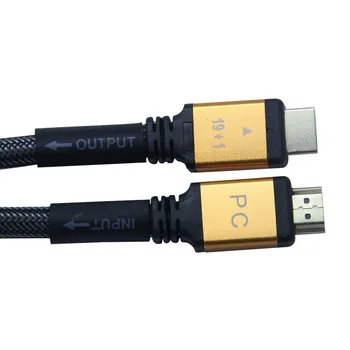 HDMI a HDMI Cable de 1M 2m 3m 5m 3D 4K macho-Macho de Alta Premium chapado en Oro HDMI Adaptador para Tablet HDTV Cámara de PC 1001