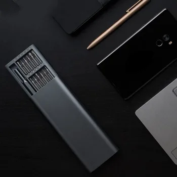 Xiaomi Mijia Juego De Destornilladores Versión Refinada De Alta Precisión De 2 Engranajes Par De 400 Tornillo 1 Phillips, Torx Destornillador Magnético Caja De Aluminio