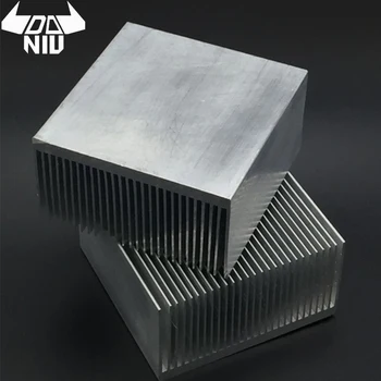 DANIU de la Aleación de Aluminio del Disipador de calor de Refrigeración Pad para Alta Potencia LED de Chip IC Refrigerador del Radiador del Disipador de Calor 69 mm/100 mm/150 mm/200 mm/300 mm