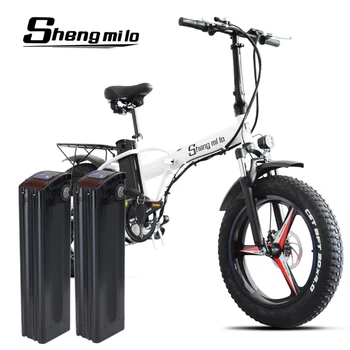 Sheng Milo 48v 500w Electrict de la Bici de la Batería de Motocicleta Plegable Portátil 4.0 Fat tire de la Playa de Ebike Nieve de Bicicletas
