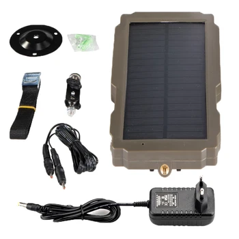 Al aire libre, el Panel Solar de 5000mA 12V Solar fuente de Alimentación Cargador de Batería para Suntek 9V HC900 HC801 HC700 HC550 HC300 Sendero de la Cámara