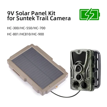 Al aire libre, el Panel Solar de 5000mA 12V Solar fuente de Alimentación Cargador de Batería para Suntek 9V HC900 HC801 HC700 HC550 HC300 Sendero de la Cámara