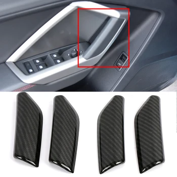 Para Audi Q3 2019 2020 ABS LHD de los Accesorios del Coche de Interior Apoyabrazos de la Puerta de Tira Decorativa Cubierta de Adornos Interiores, Molduras