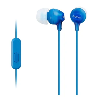 El Original de Sony MDR-EX15AP de 3,5 mm Estéreo con Cable de los auriculares, Manos libres Subwoofer Estéreo de Auriculares con Micrófono para Xiaomi Huawei