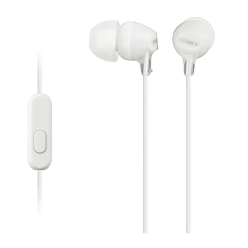 El Original de Sony MDR-EX15AP de 3,5 mm Estéreo con Cable de los auriculares, Manos libres Subwoofer Estéreo de Auriculares con Micrófono para Xiaomi Huawei