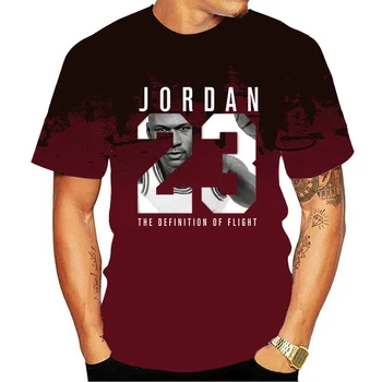 Nuevo Verano Caliente Hombre de 23 3D Camisetas de los Hombres de Camuflaje O-cuello de la Moda Impreso 23 de Hip-Hop Camiseta Camisetas Ropa Casual Top