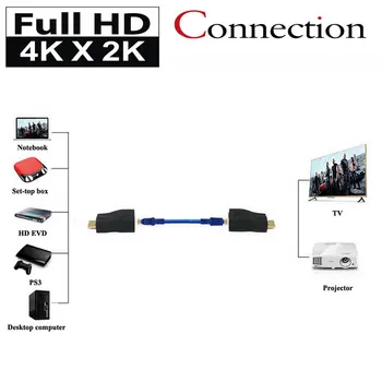 100 Pies HDMI 2.0 Solo RJ45 CAT5E CAT6 CAT-5e/6 UTP LAN Ethernet 30M Repetidor Extensor HDMI HD 1080P 4K Para HDTV HDPC PS3 STB