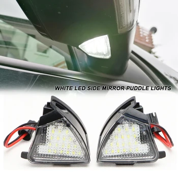 2pcs LED de Lado bajo el espejo charco de luces para Volkswagen EOS Conejo de Golf 5 GTI MKV R32 Jetta MK3 Passat CC Touran, Sharan Skoda