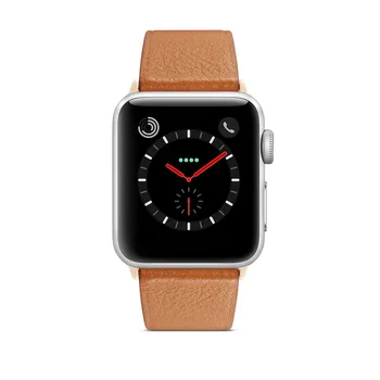 Pulsera de cuero para Apple venda de Reloj de la Serie 3/2/1 Colorida Pulsera de 42 mm 38 mm Reloj de la Correa de Brown Para el iwatch de 4 Bandas
