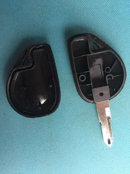 10 pcs/lote de Nueva Llave de Repuesto hoja en blanco en caso De Renault transpondedor de la llave shell sin cortar llave