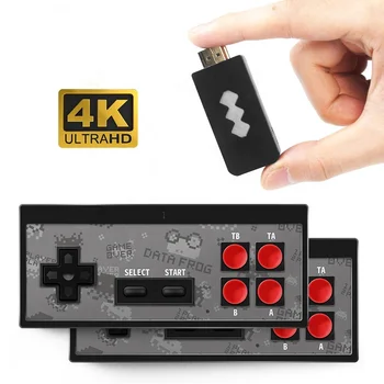 4K Video en HD Juego de Consola Construido en 600 Clásico de los Juegos de Mini Retro de la Consola de mando Inalámbrico de TV Salida de los Jugadores