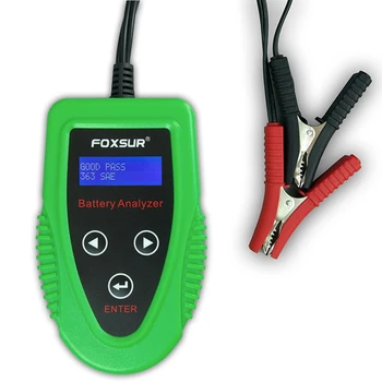 Foxsur 12V Cargador de Batería Universal de Reparación de Tipo 12Ah 36Ah 45Ah 60a * h cada 100Ah Pulso de Reparación de Cargador de Batería de la Pantalla Lcd--Enchufe de la Ue