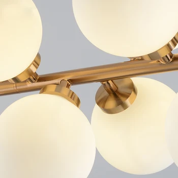 Moderna de Oro/Negro colgantes luces Colgantes de cristal de G4 led colgante de la lámpara para el salón comedor 85-265V Nórdicos Colgante de la Lámpara