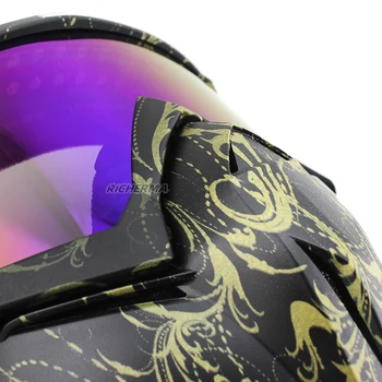 Pantalla protectora para la Cara Táctica Máscara Anti-deslumbramiento Transpirable Motor Máscara a prueba de Polvo a prueba de viento de Motocross, la Máscara de Kawasaki ktm