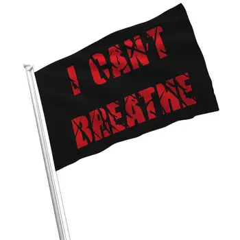 Negro Vidas Asunto de las banderas que no Puede Respirar Detener La Violencia BLM Paz Pancartas de Protesta Banderas al aire libre Para el Jardín de Casa Decoraciones