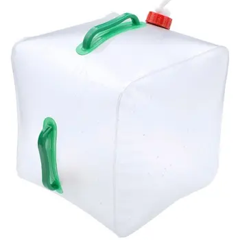 20L de PVC Durable Grande Plegable de Agua Potable Bolso de Agua Plegable Portador de Contenedor Botella De Campamento al aire libre de Picnic