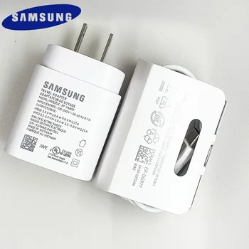 Samsung Original 25W Super Rápido el Cargador Para Samsung Galaxy Note 10 Note10Plus Note10+ S8 S9 USB-C de Carga Rápida Cargador de Pared