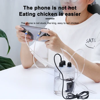2020Hot Venta refrigerado por Agua, Teléfono Celular Radiador Para iPhone 11/11Pro/Max Pro Smartphone de Refrigeración Caso de la Bomba de Agua de Teléfono Móvil Refrigerador
