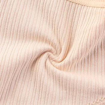 Mujeres Sexy sujetador Con cojín en el pecho 2021 nueva rosca puro algodón envuelto en el pecho de fondo de la ropa interior de encaje con espalda femenino interior conjunto