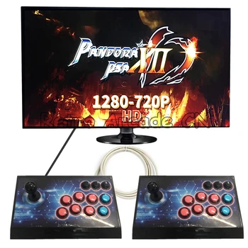 Caja de Pandora de 12 de Arcade de la Consola 3188 en 1 2 4 Multi Jugador Joystick Controlador de Vídeo HD Juegos de 53*3d Cero Retraso de Bricolaje Retro de la Máquina