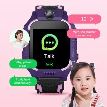 Z6 Niños de Reloj Inteligente Chico Relojes Perseguidor de GPS de la Cámara SOS Llamada de Recordatorio смарт часы детскиеFor IOS Android Pulsera детские часы