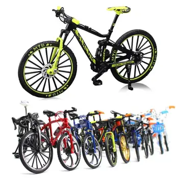 Mini Modelo 1:10 Dedos de bicicleta de Montaña de Aleación de Bicicletas Fundido de Carreras de los Accesorios de Metal de Juguete de Simulación de Recogida de Juguetes para los niños