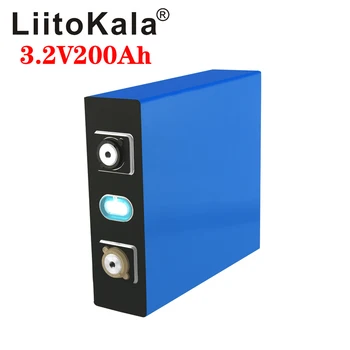 LiitoKala 4pcs 3.2 v 200ah lifepo4 batería 12v200ah celda de litio fosfato solar de hierro de la ue, estados unidos rusia entrega rápida, libre de impuestos