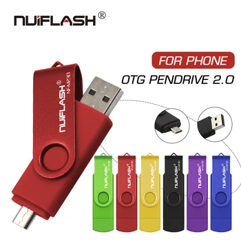 Unidad Flash USB de 64 gb Pendrive OTG unidad de disco usb 4GB 8GB llave usb de 16 gb unidad flash, Pendrive de 32GB de memoria USB para su Teléfono Android tablet