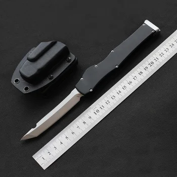 MIKER Fijo cuchillo D2 Hoja de Aluminio de la Manija de acampar al aire libre de la caza, cuchillos de supervivencia cuchillo Táctico de la EDC herramientas