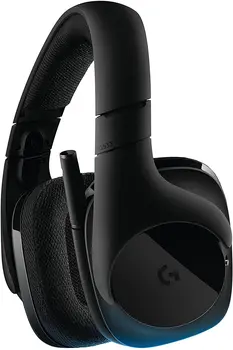 Utiliza Logitech G533 Wireless Gaming Headset – DTS de Sonido Envolvente 7.1 – Pro-G Controladores de Audio