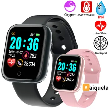 Reloj inteligente 2020 Hombres, Mujeres y Niños de la Frecuencia Cardíaca Presión Arterial Smartwatch Bluetooth Smart Pulsera de Fitness Tracker Android IOS reloj
