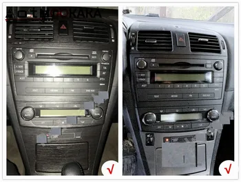 PX6 Android 10.0 4+64 G de Coches Reproductor de DVD Integrado en DSP Radio Multimedia Para Toyota Avensis 2009-de Navegación GPS Wifi de la Unidad principal