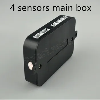 Nueva llegada de Automóviles de Sensor de Aparcamiento 4 Sensores de la caja principal Reverso de la Copia de seguridad Detector de Radar del Sistema de radar de accesorios